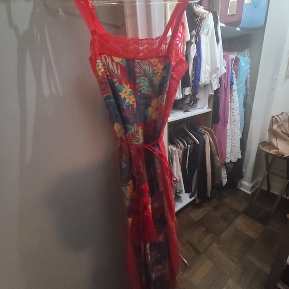 SOLD Miguelina Electra Tropical Print Linen Jumpsuit Sz S $615 Sold Out - Picture 7 of 7